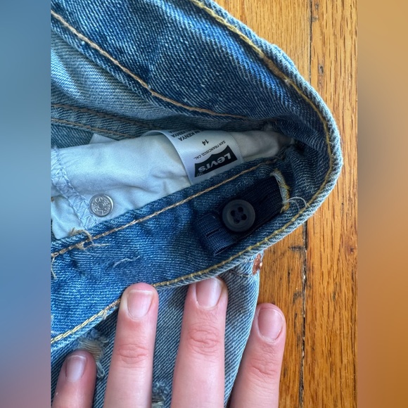 Levi’s Distressed Youth Slim Short 511 sz 7 12 14 - Picture 3 of 5